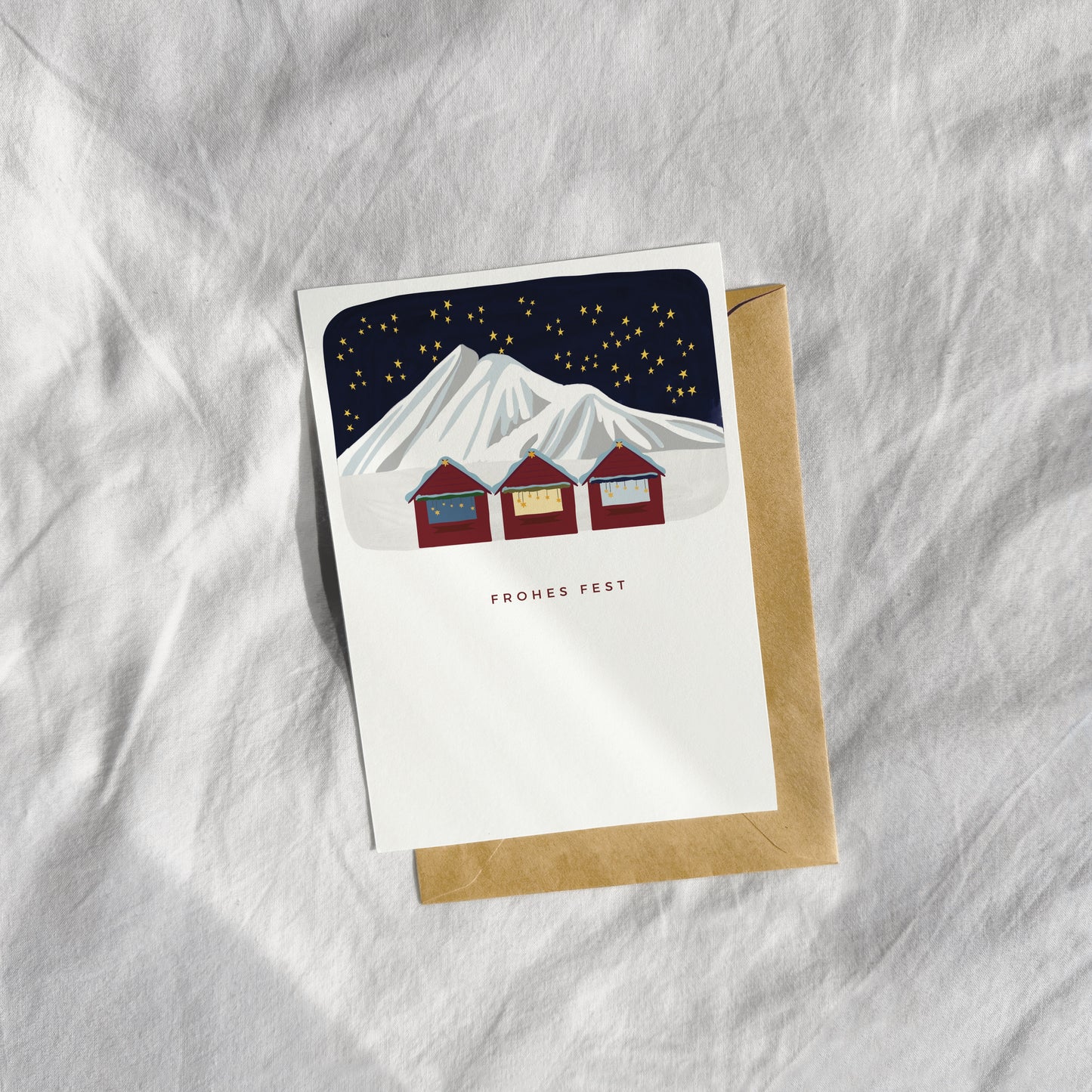 "Bergen" Postkarte