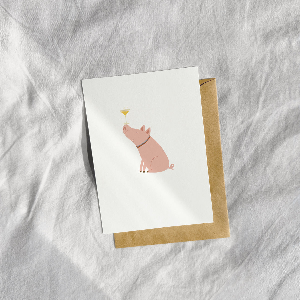 "Cheers, Gloria" Postkarte