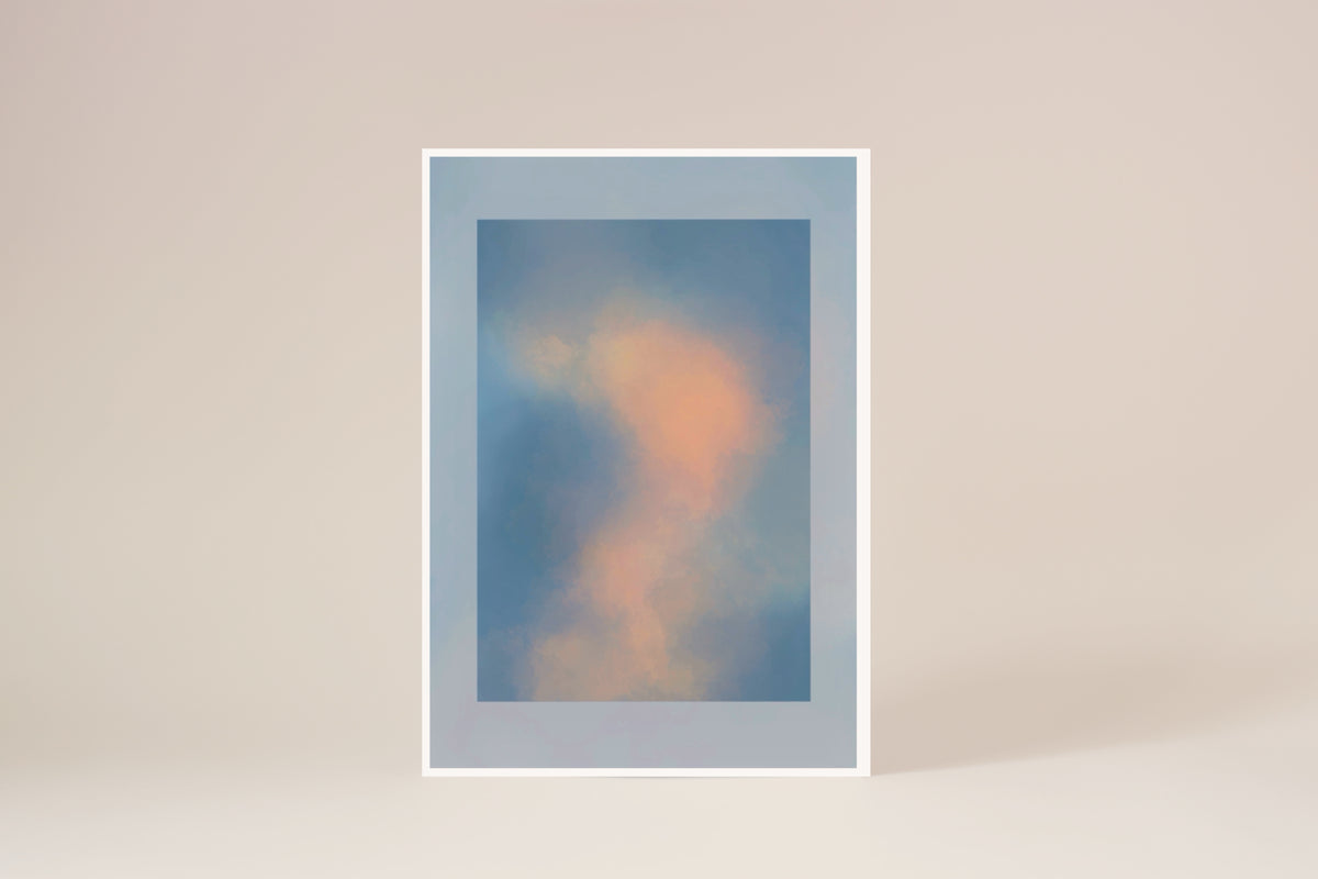 "Cloudy" Postkarte