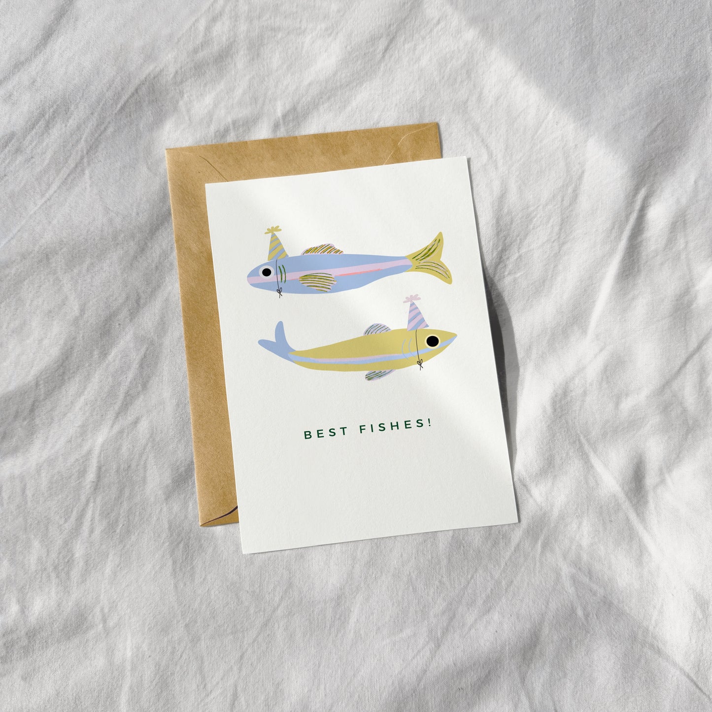 "Best Fishes" Postkarte