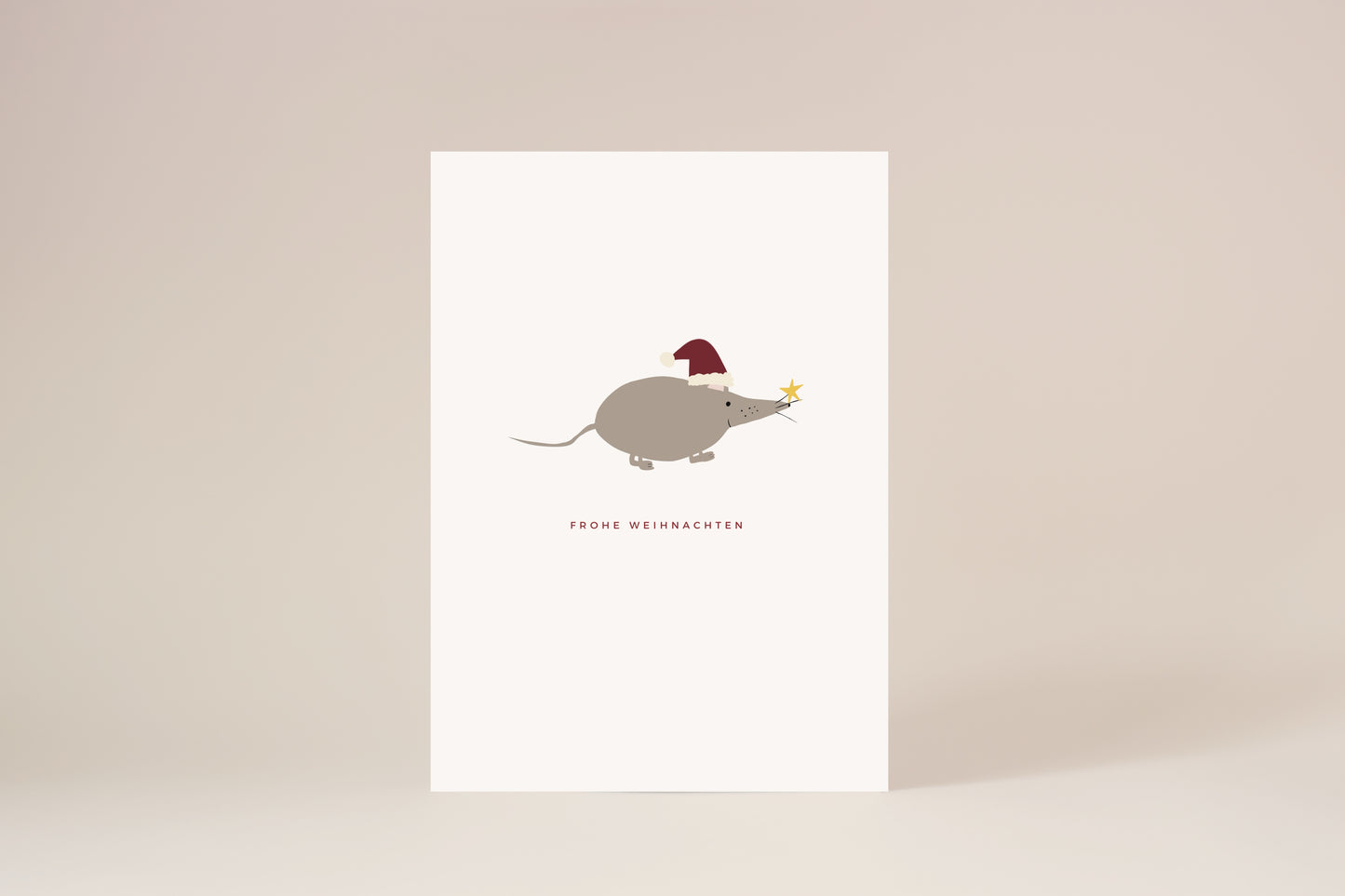 "Weihnachtsmaus" Postkarte