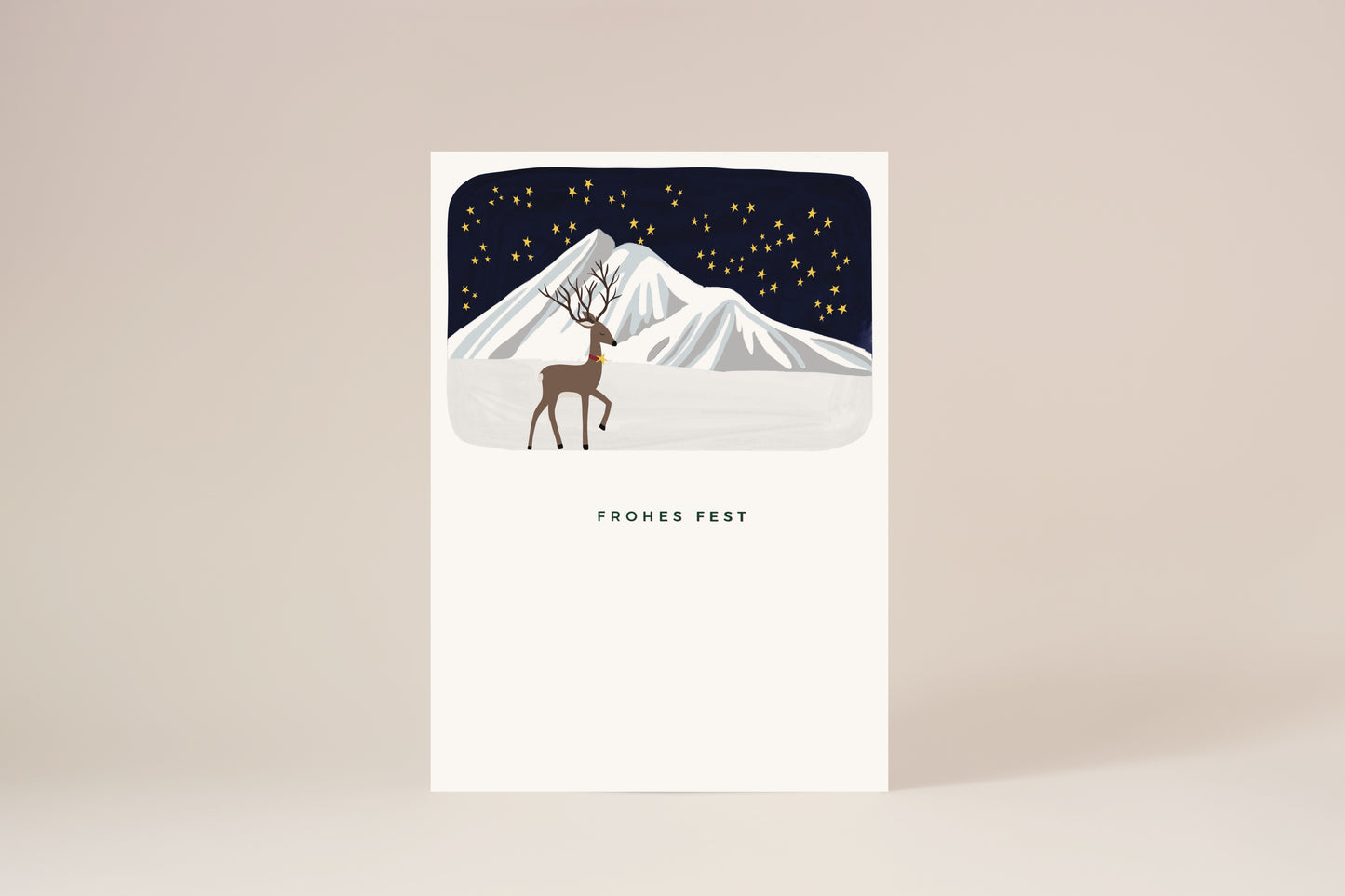 "Besinnliches Bambi" Postkarte