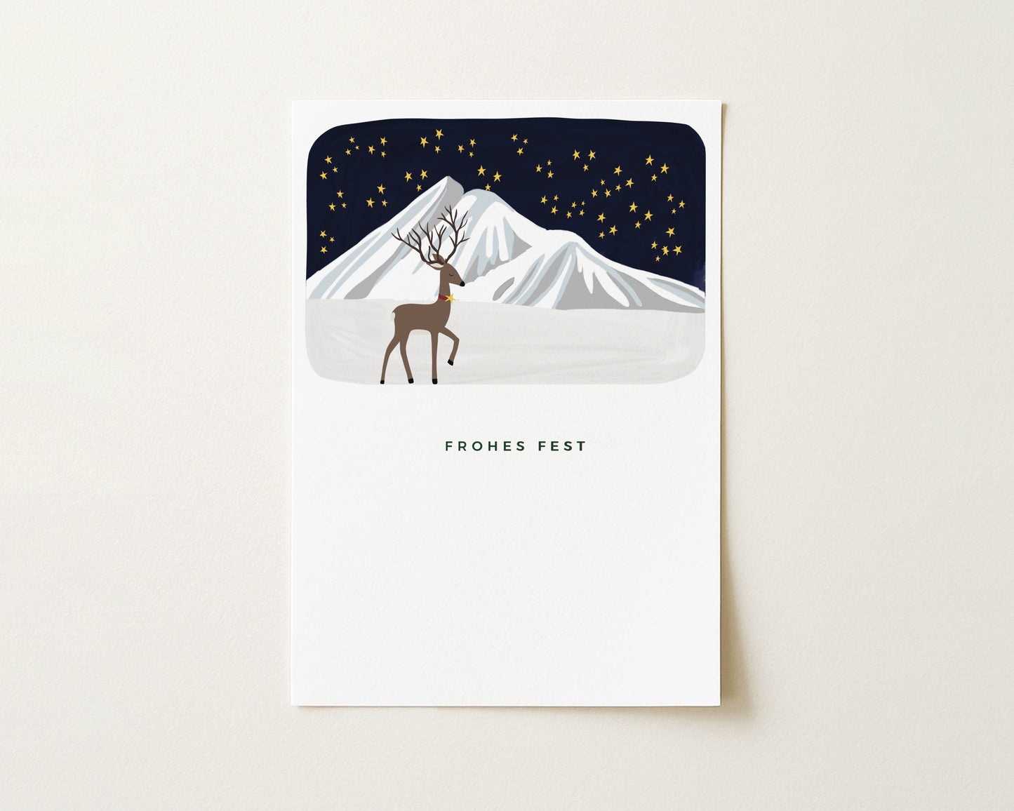 "Besinnliches Bambi" Postkarte