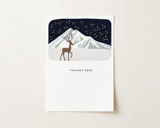 "Besinnliches Bambi" Postkarte