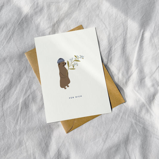 "Vergissmeinnicht Otto" Postkarte