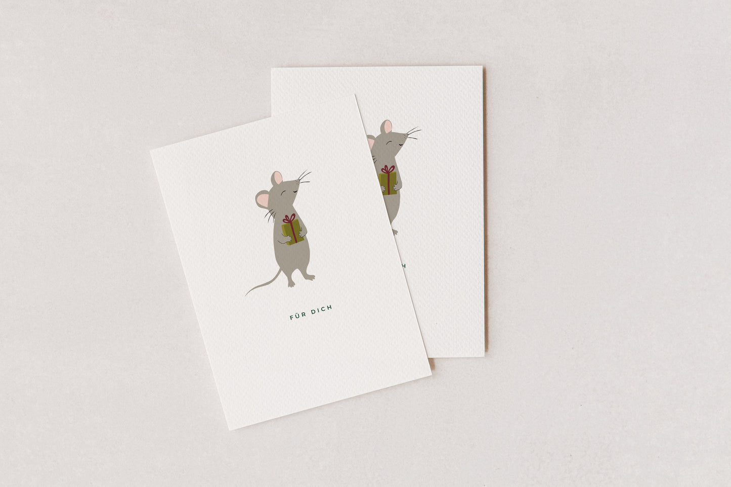 "Für dich, Maus" Postkarte