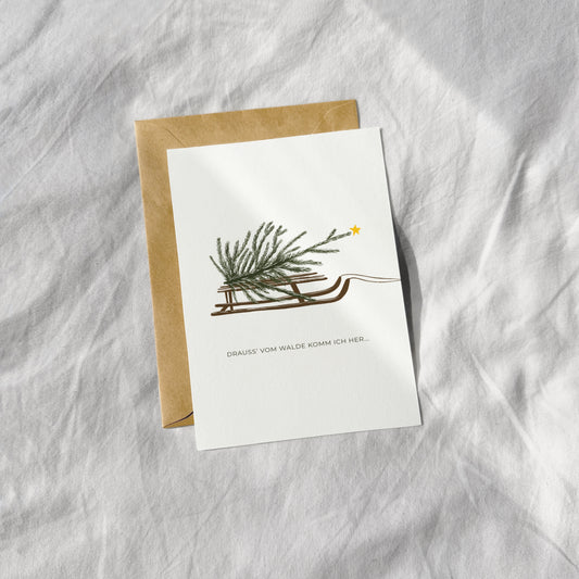 "Vom Walde" Postkarte