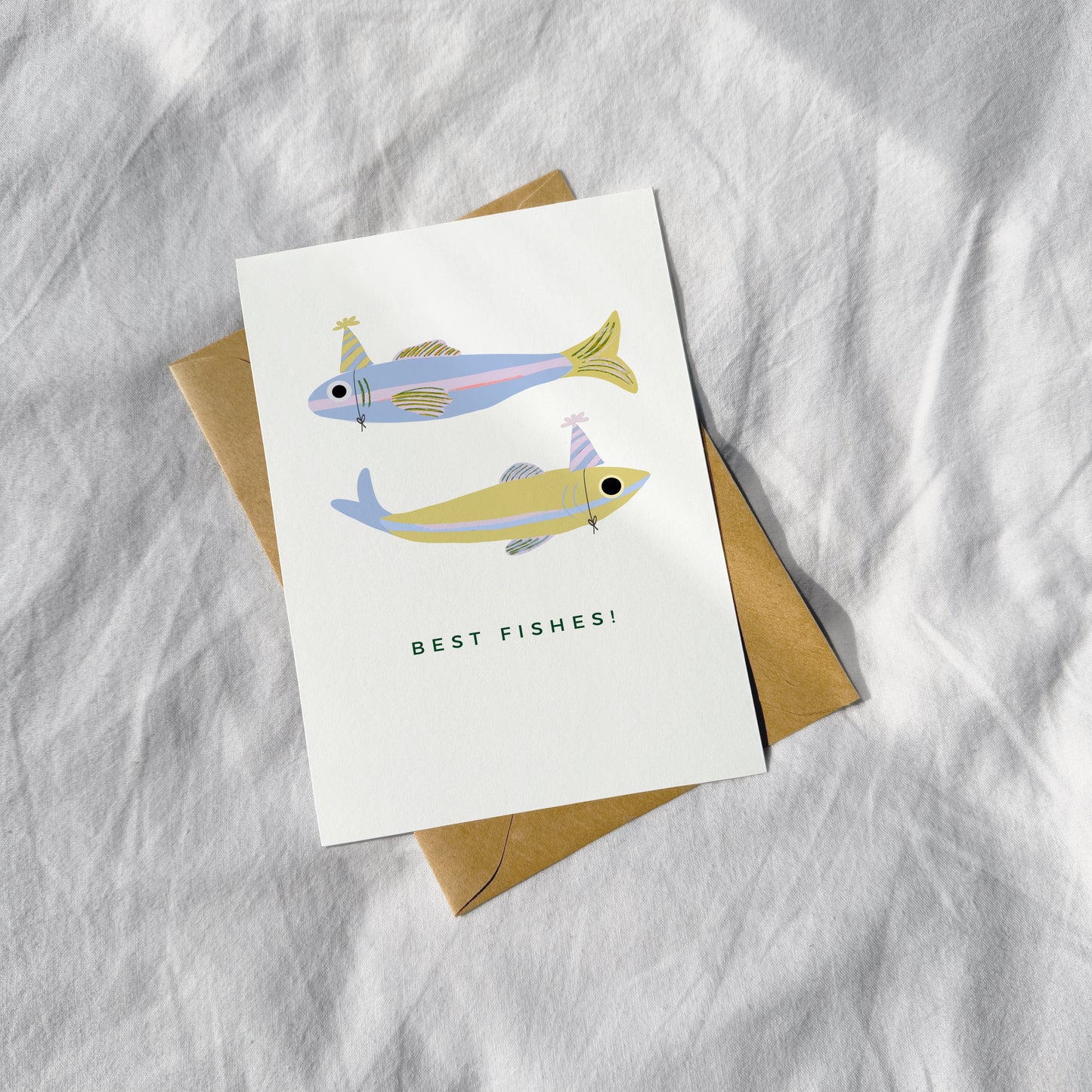 "Best Fishes" Postkarte