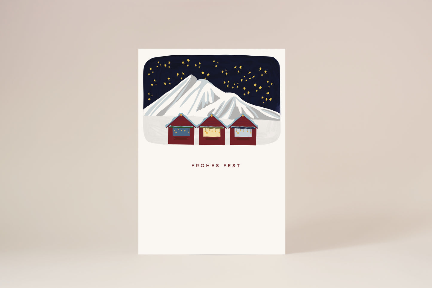 "Bergen" Postkarte