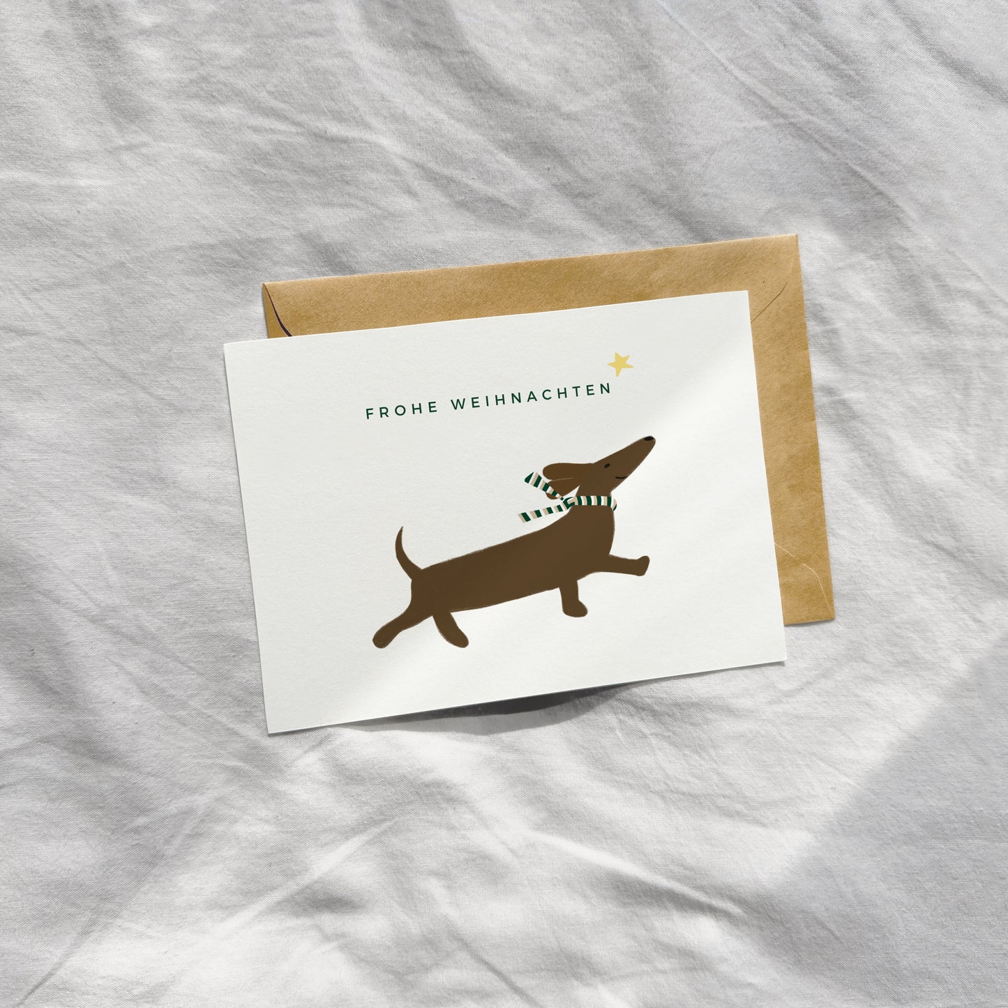 "Happy Dackel" Klappkarte