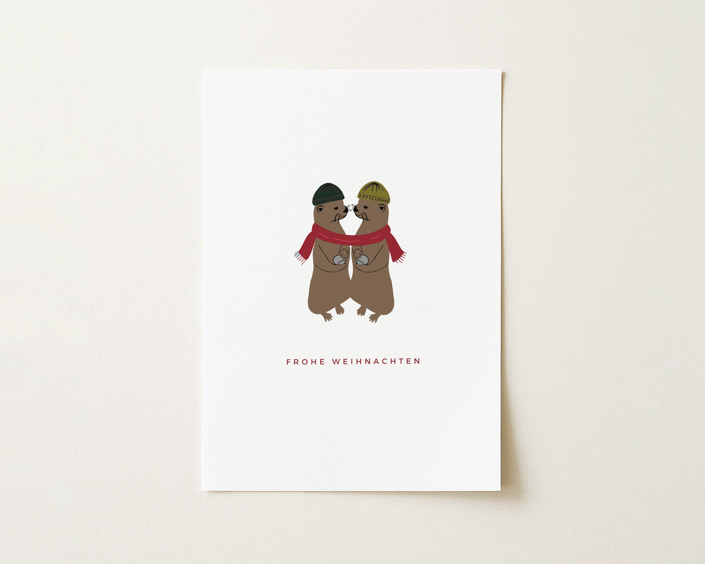 "Frohe Weihnachten, Otto" Postkarte