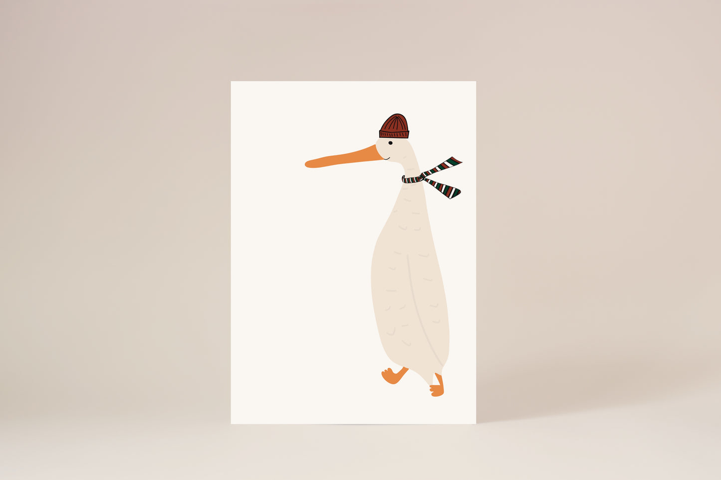 "Weihnachtsgans" Postkarte