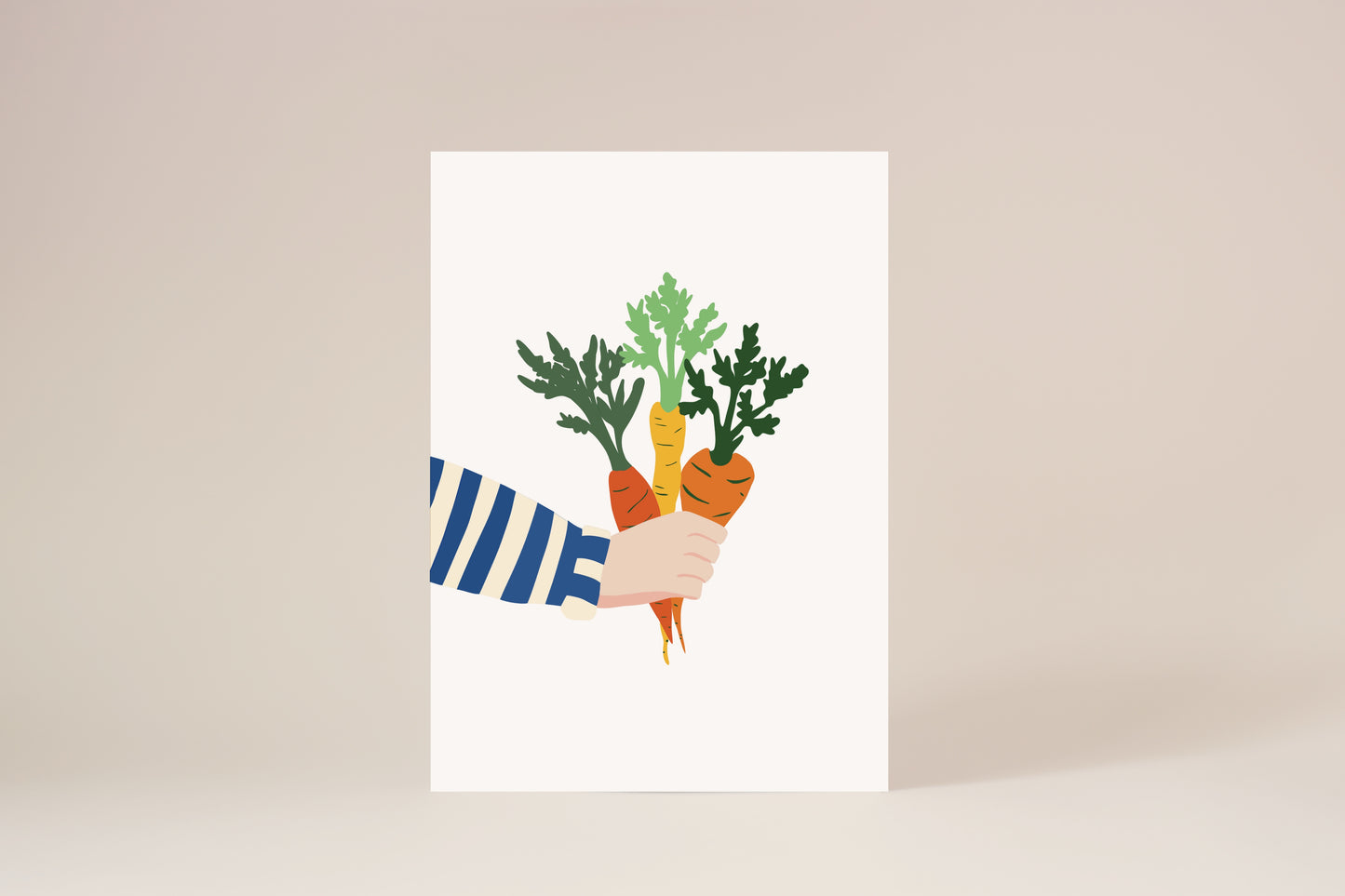 "Karottenstrauß" Postkarte