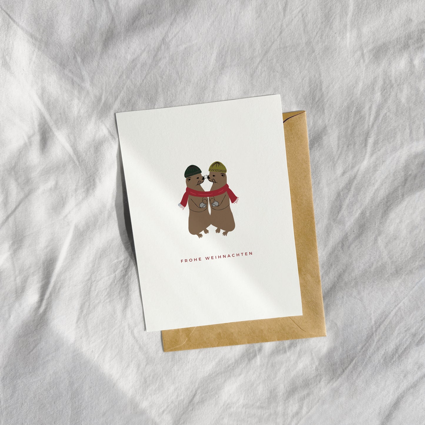 "Frohe Weihnachten, Otto" Postkarte