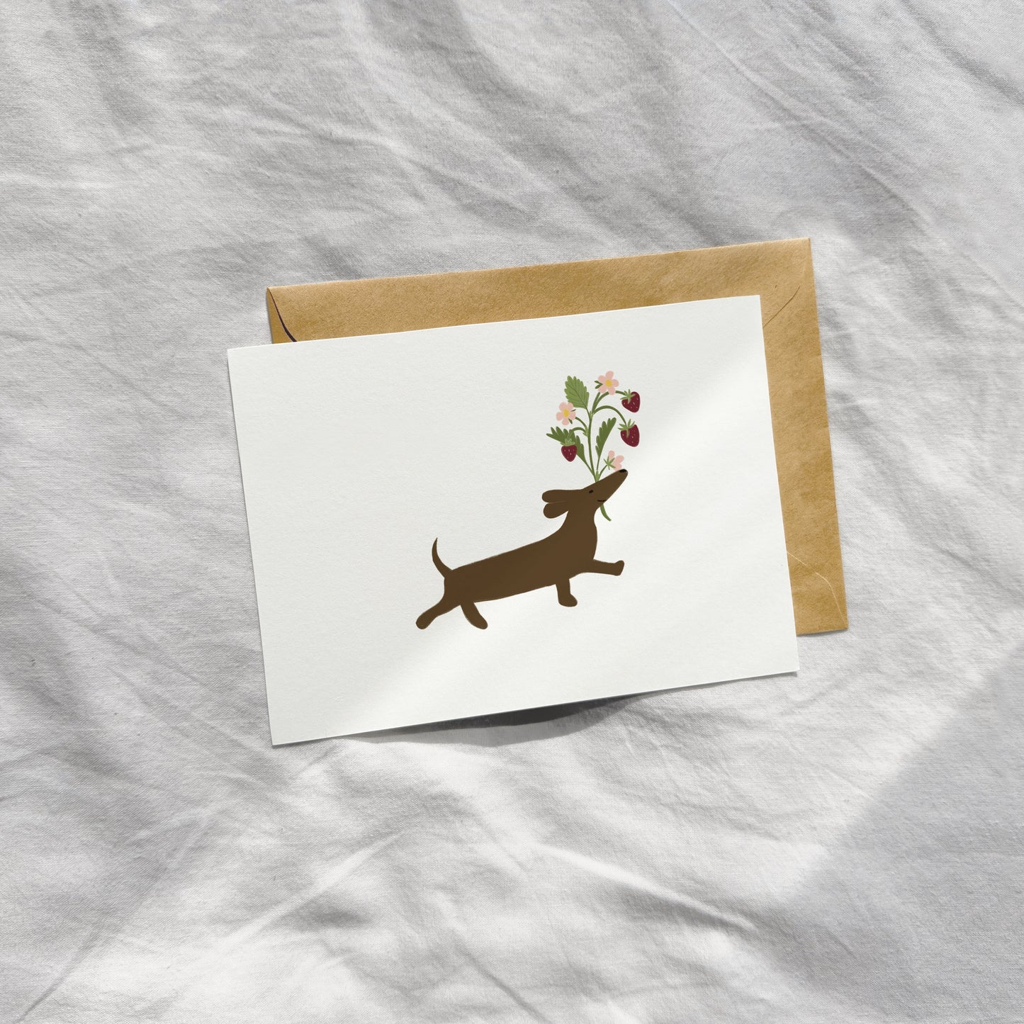 "Sommer Dackel" Postkarte
