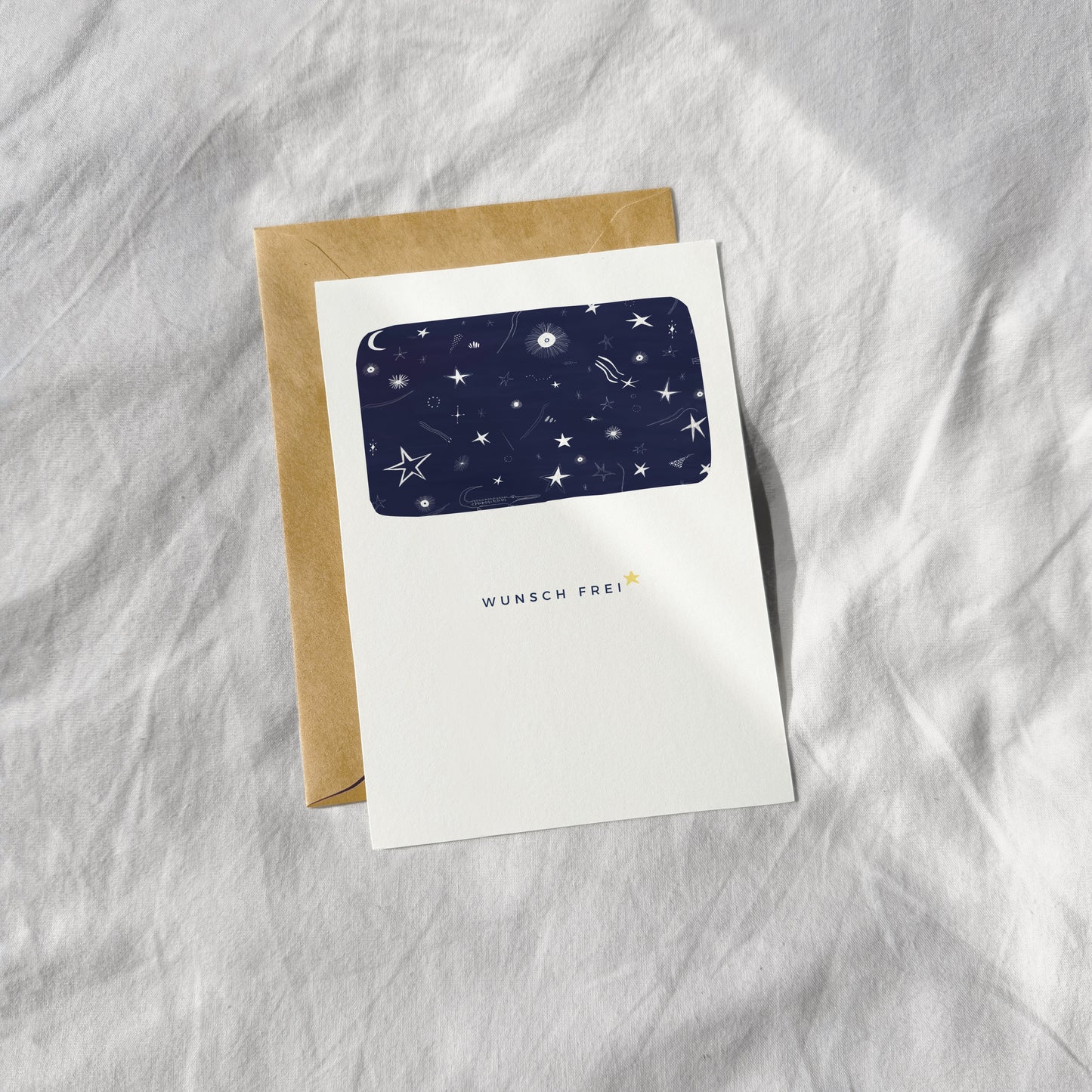 "Wunsch frei" Klappkarte