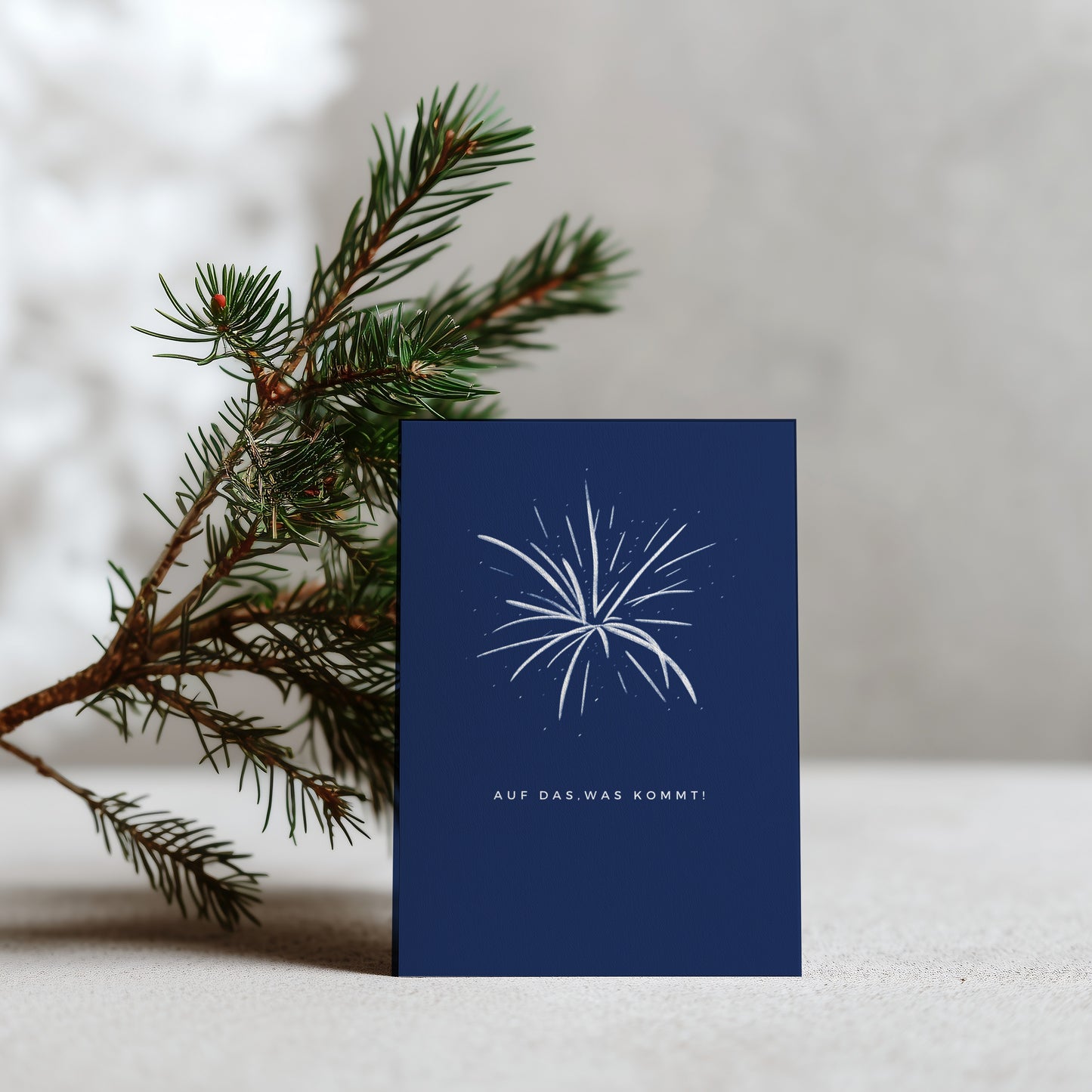 "Feuerwerk" Postkarte