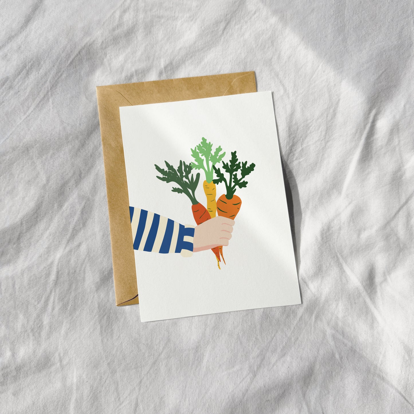 "Karottenstrauß" Postkarte