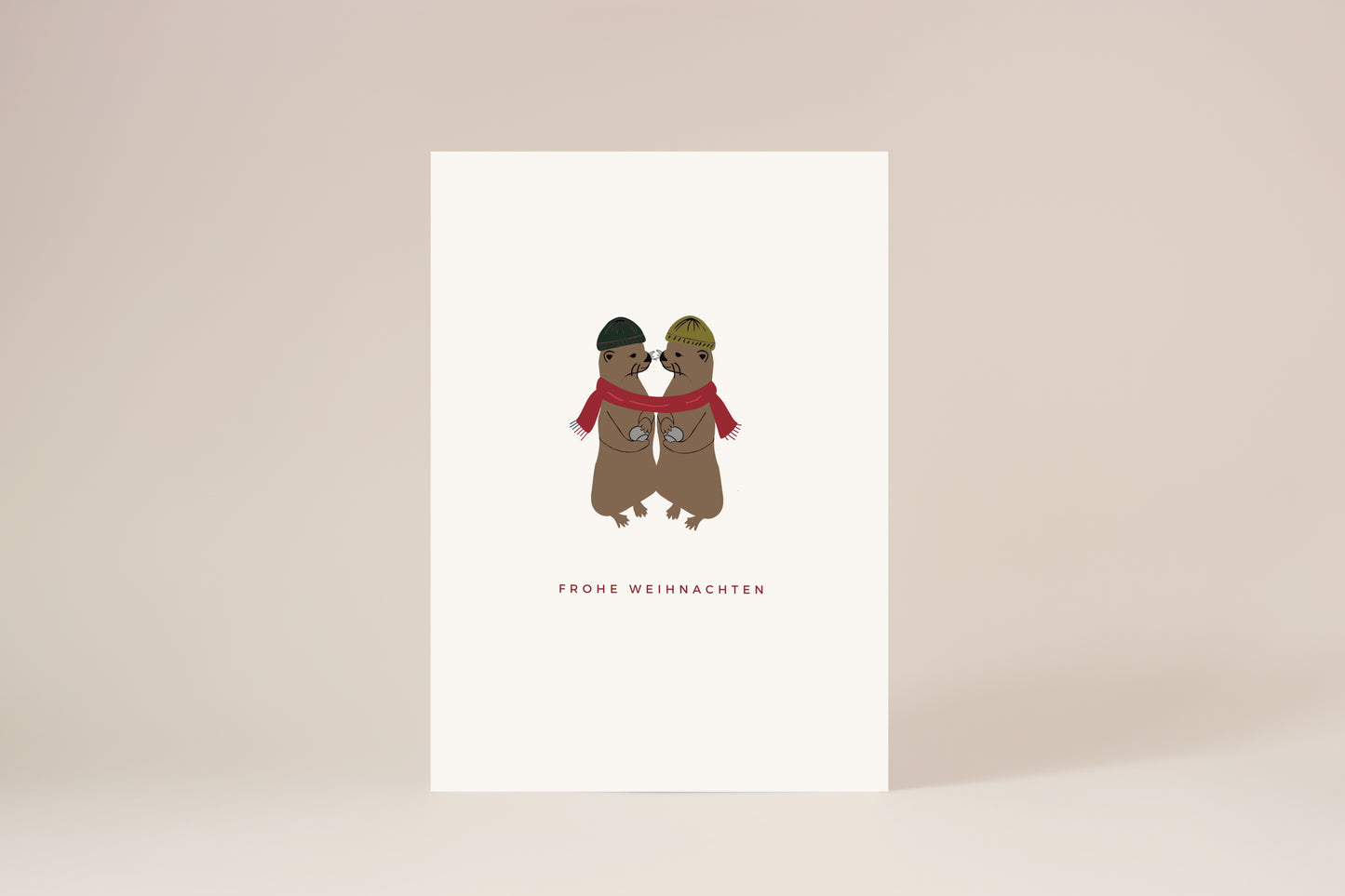 "Frohe Weihnachten, Otto" Postkarte