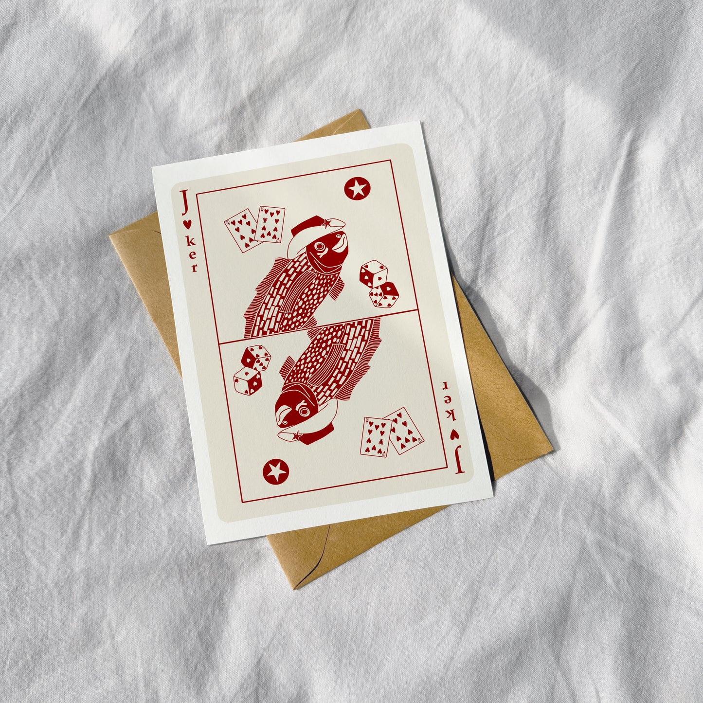 "Joke's on me" Postkarte