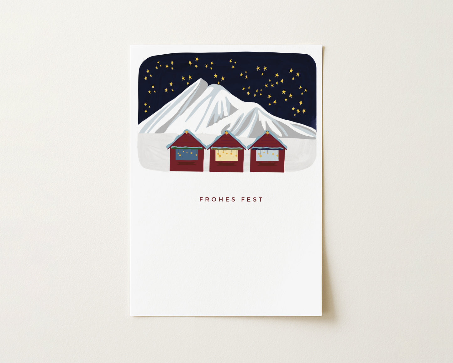 "Bergen" Postkarte