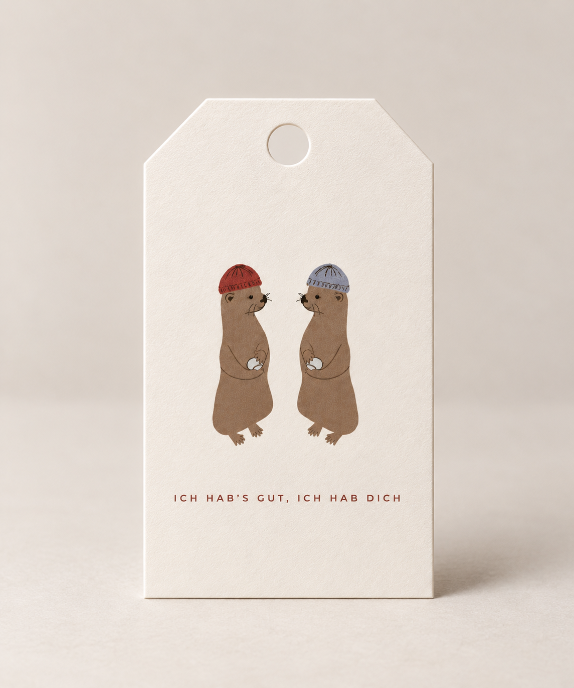Geschenkanhänger "Ich hab's gut, Otto"