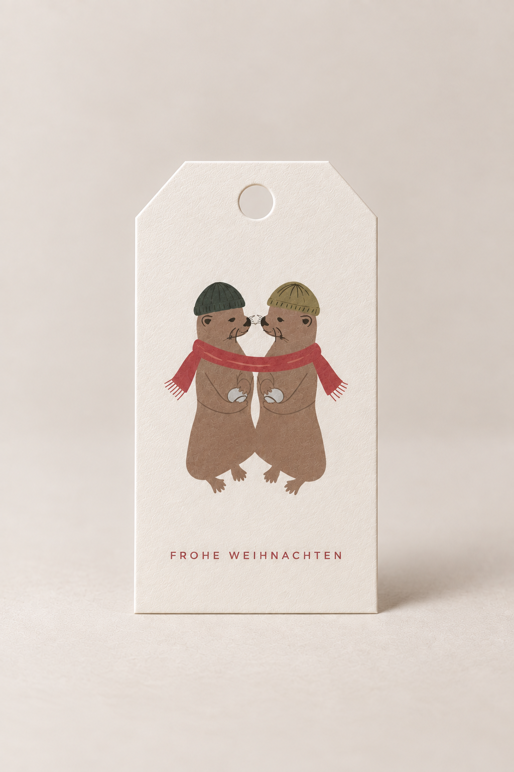 Geschenkanhänger "Frohe Weihnachten, Ottos"